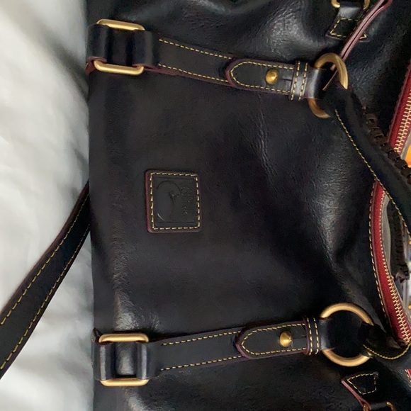 Dooney & Bourke Blue Florentine Large Satchel - Picture 2 of 7